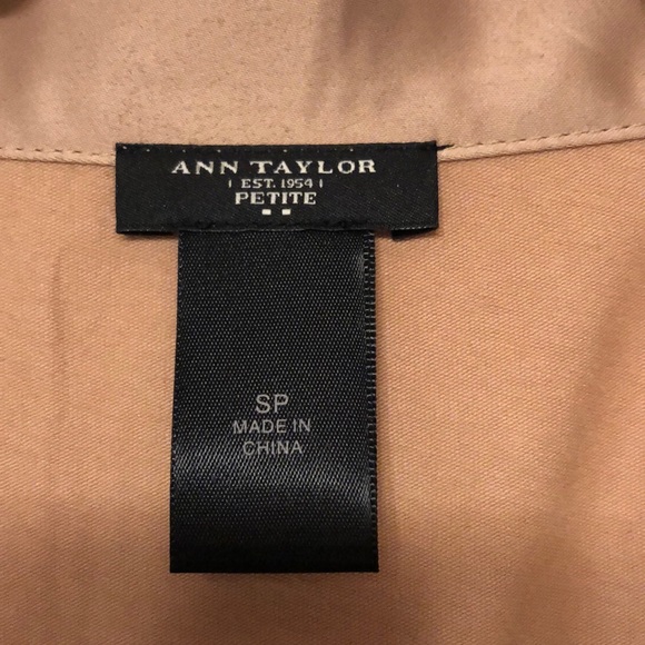 Ann Taylor Rose Gold sequin halter blouse - Picture 2 of 7